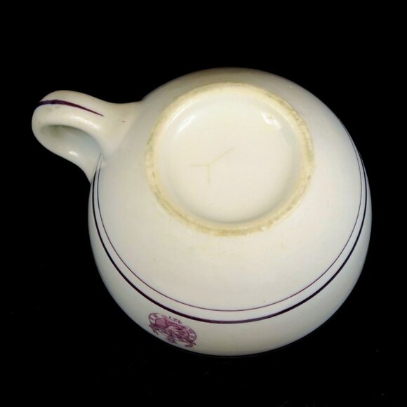 Elks Lodge #427 Ironstone Coffee Cup BPOE Wichita KS Vintage Restaurant Ware - Picture 7 of 7